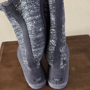 UGG Charcoal Sequin Boots